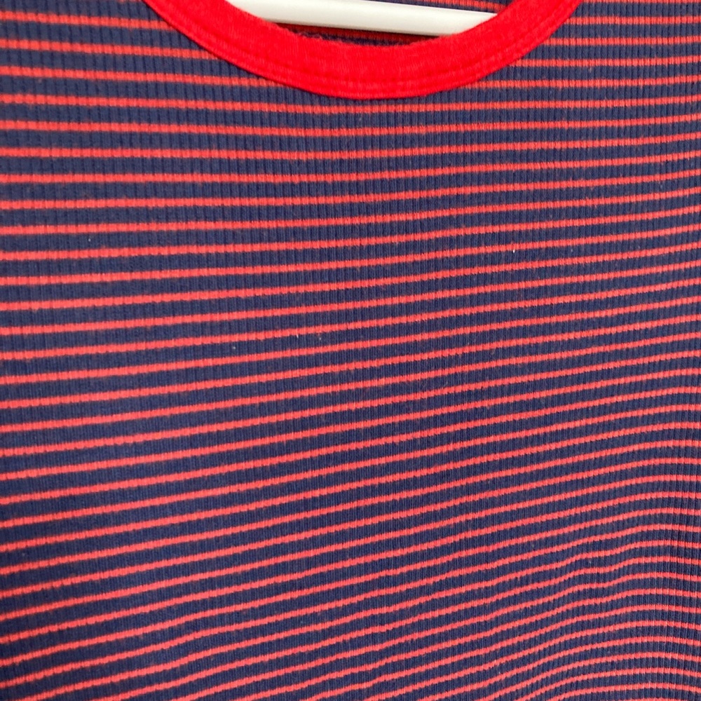 Caution to the Wind Cropped Ringer Tee - Picture 3 of 4